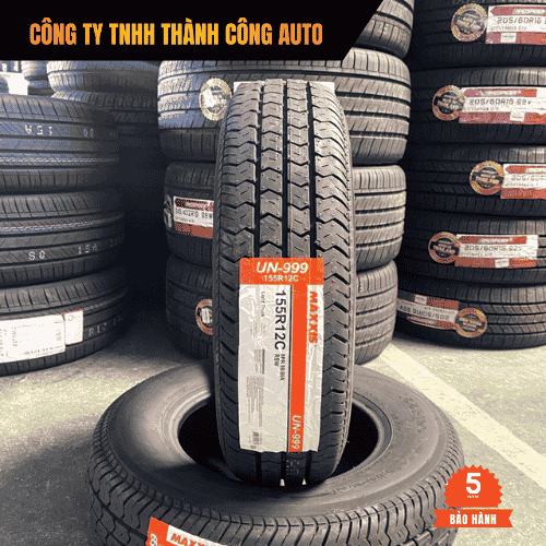 Lốp 155R12C MAXXIS 8PR UN999 Lốp sau Kia K200 Lốp xe tải nhẹ 155R12C